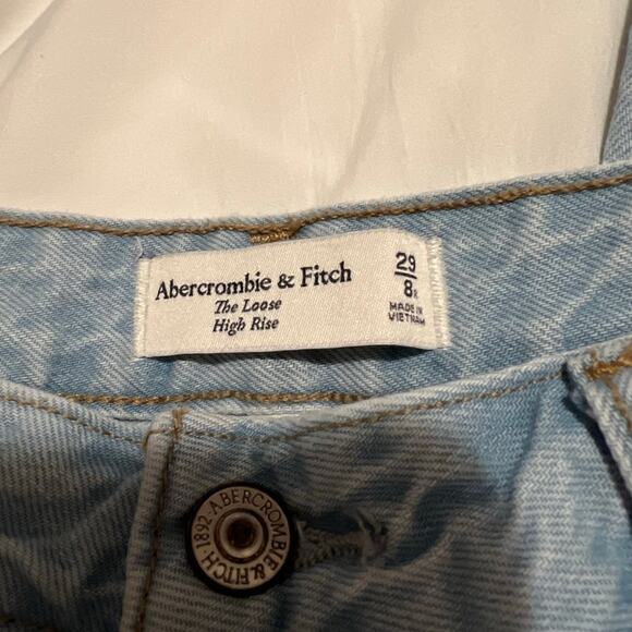 Abercrombie and Fitch curve love the loose high rise jeans 29/8 - Picture 2 of 5